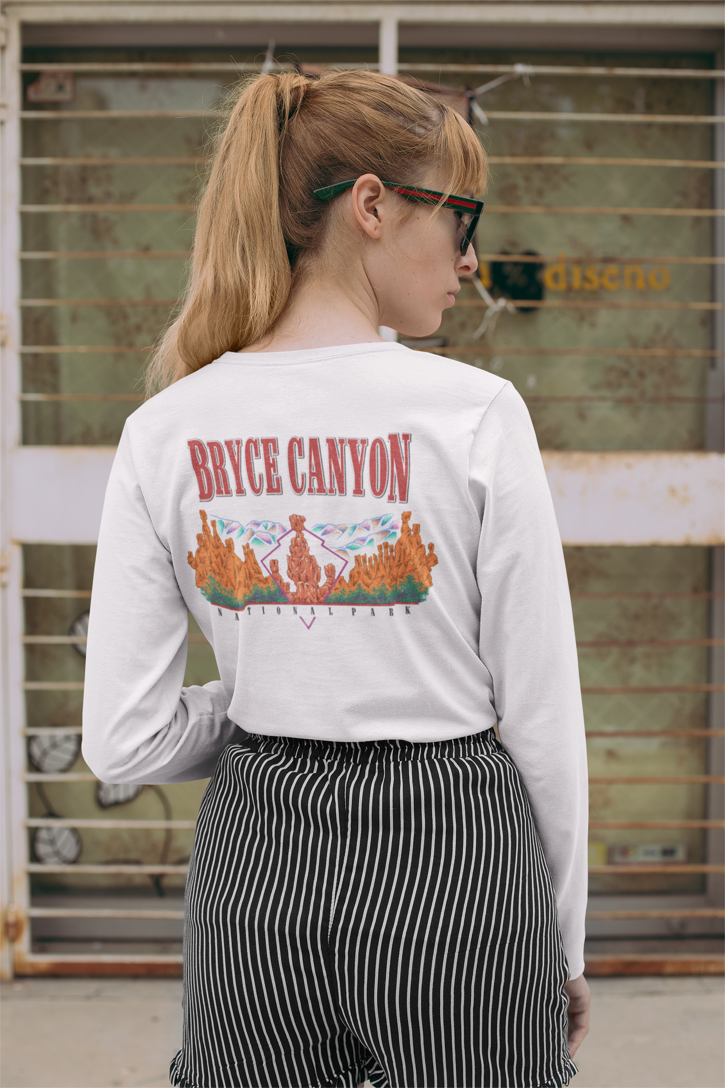 Vintage Bryce Canyon National Park Long Sleeve Shirt