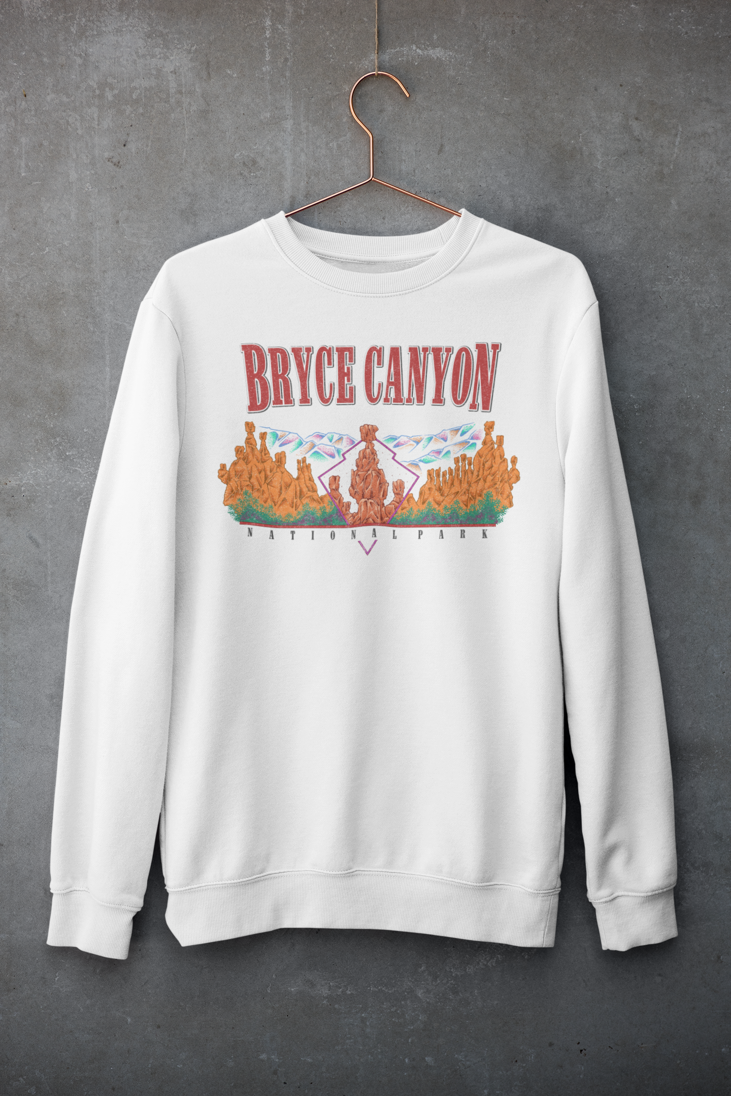 Vintage Bryce Canyon National Park Pullover Sweatshirt