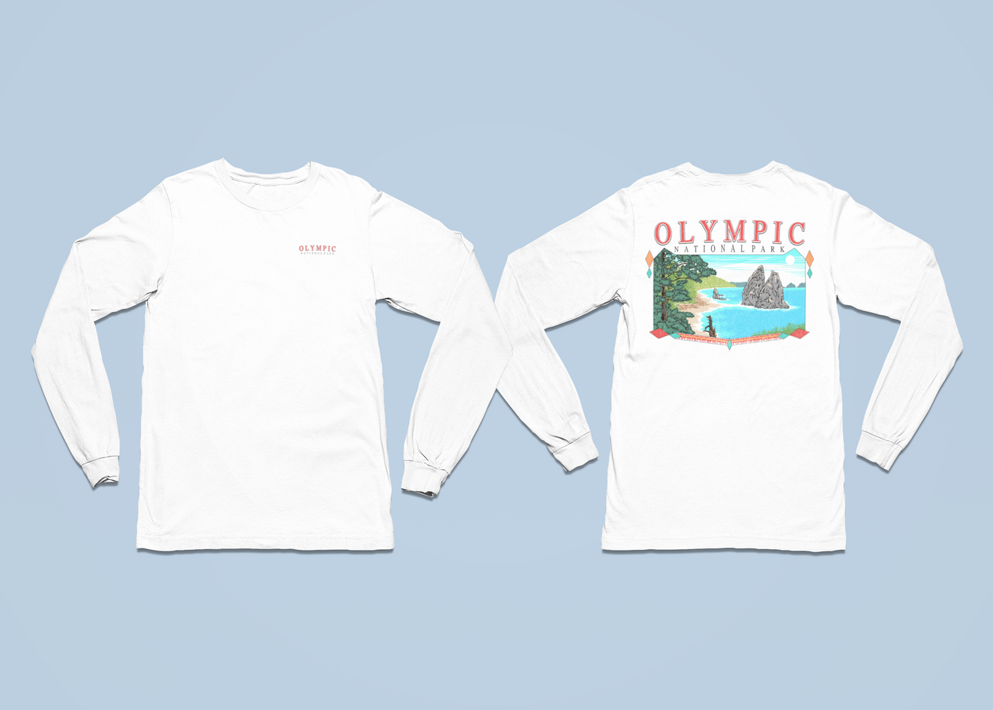 Vintage Olympic National Park Long Sleeve Shirt