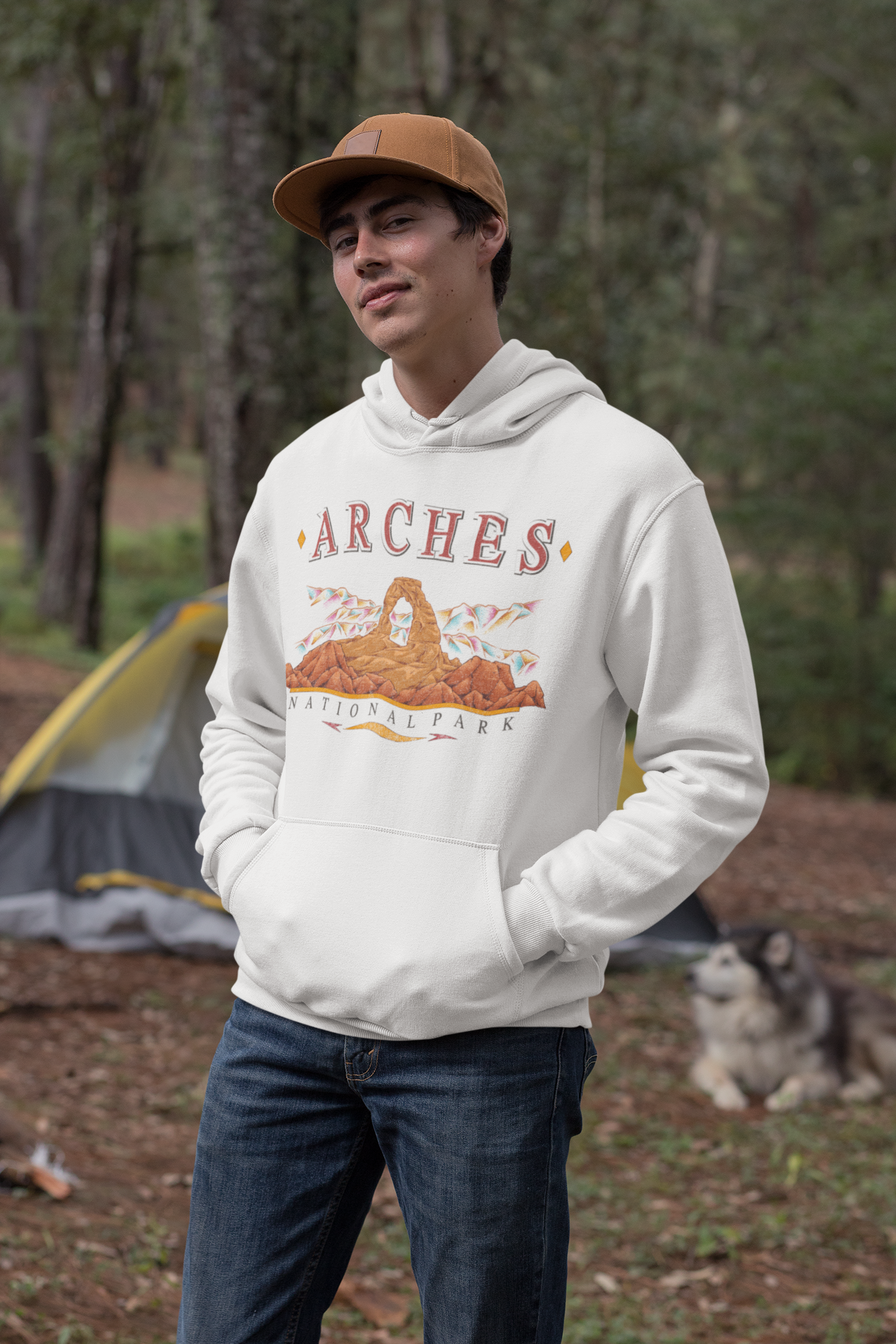 Vintage Arches National Park Hoodie