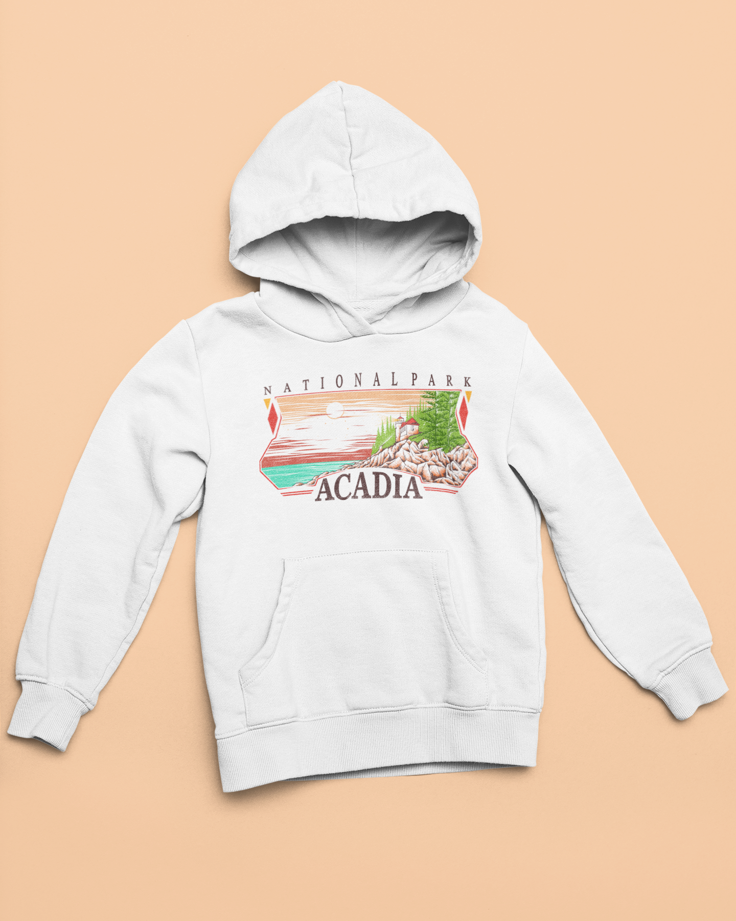 Vintage Acadia National Park Hoodie