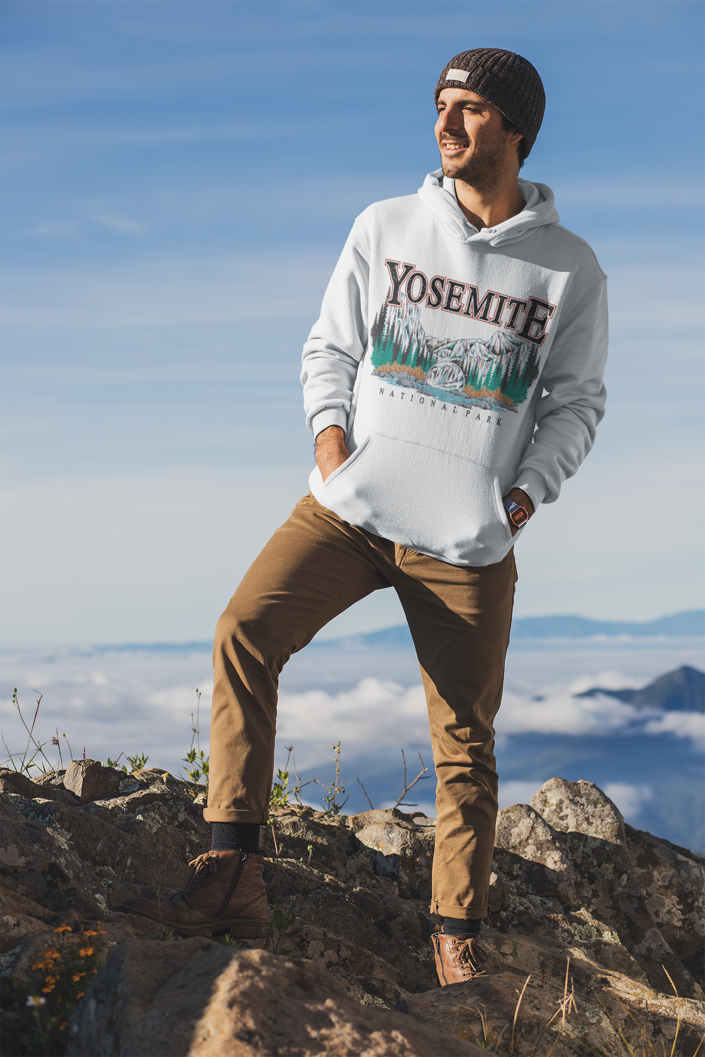 Vintage Yosemite National Park Hoodie