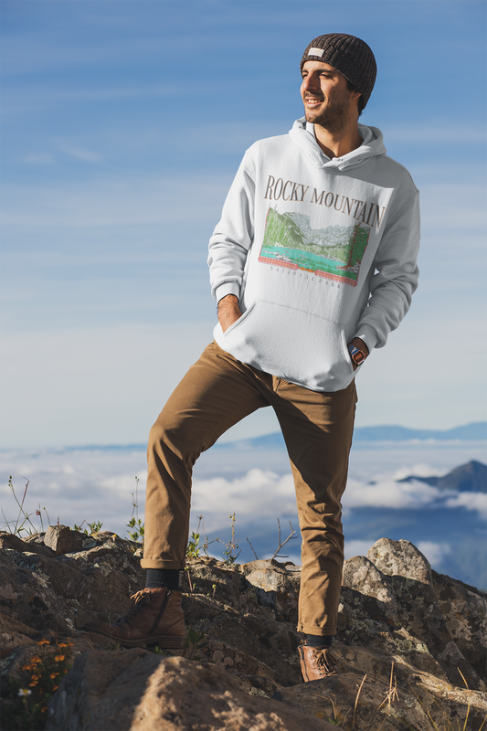 Vintage Rocky Mountain National Park Hoodie