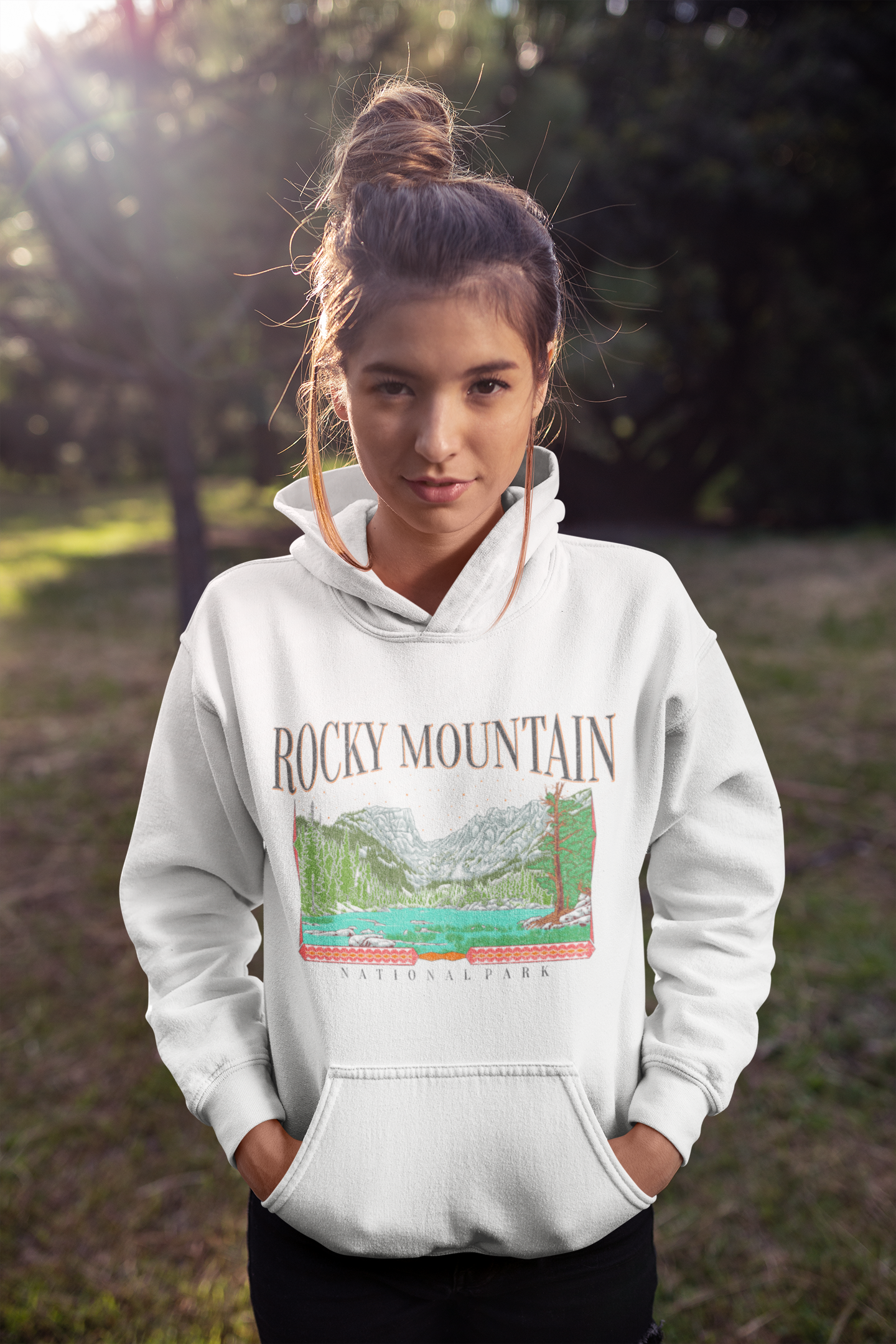 Vintage Rocky Mountain National Park Hoodie