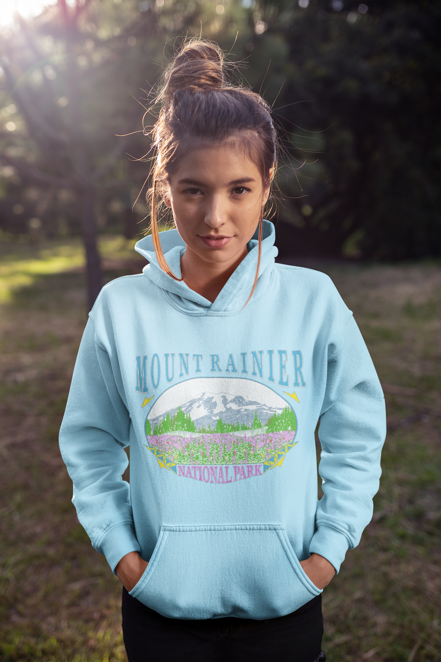 Vintage Rainier National Park Hoodie