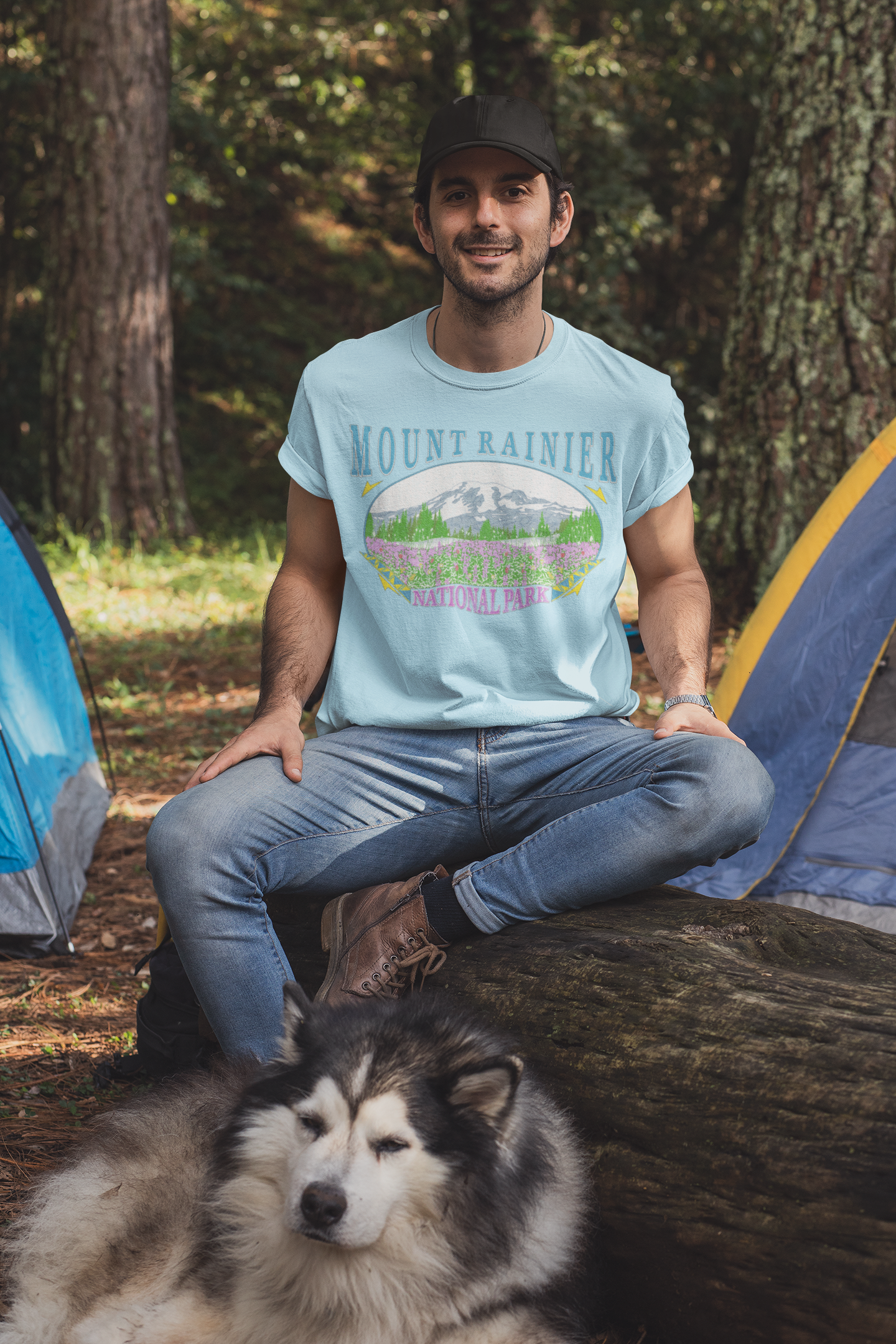 Vintage Rainier National Park Tee Shirt