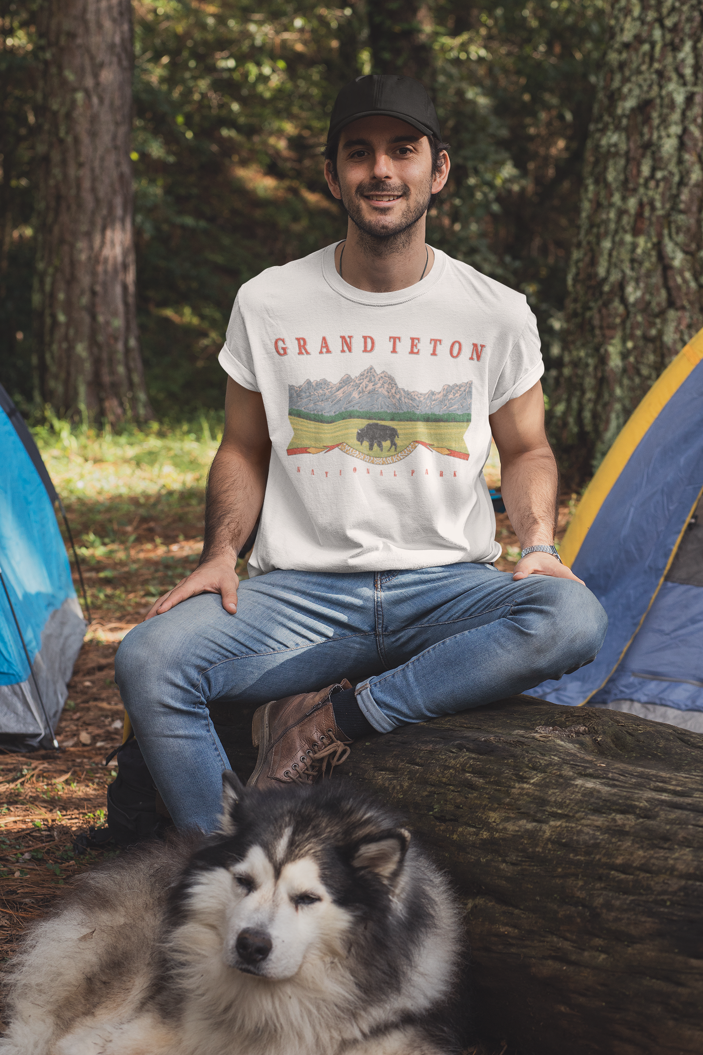 Vintage Grand Teton National Park Tee Shirt