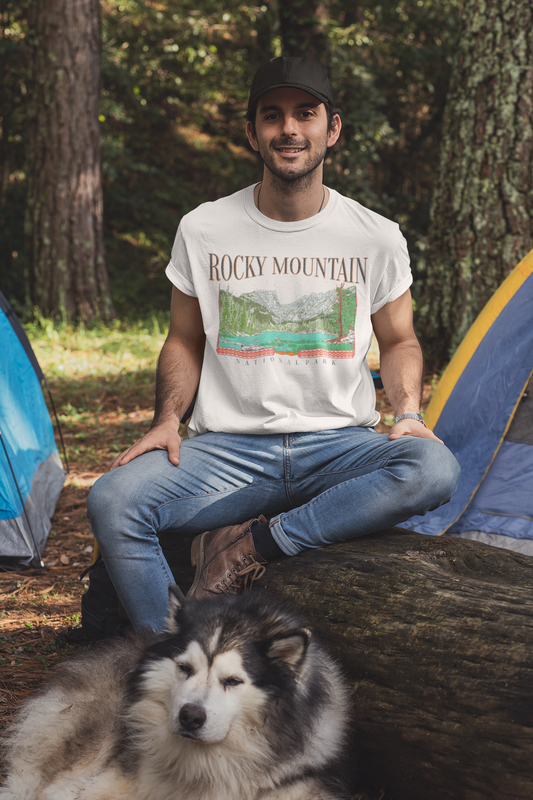 Vintage Rocky Mountain National Park Tee Shirt