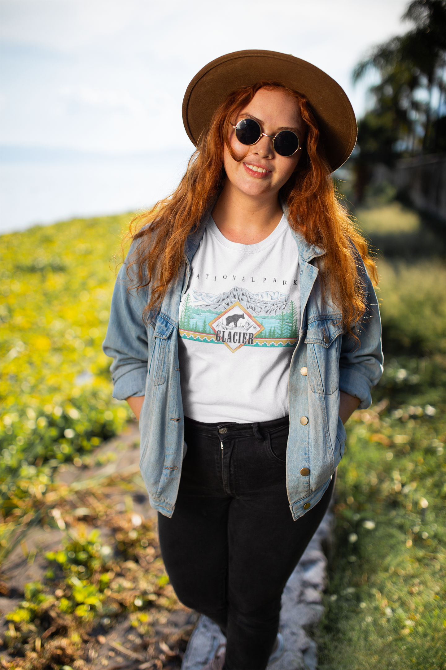 Vintage Glacier National Park Tee Shirt